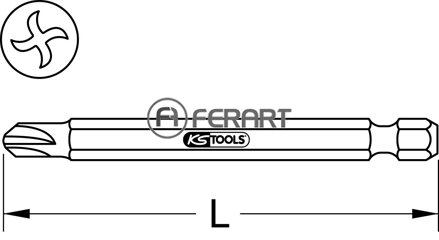 1/4" CLASSIC bit Torq-Set®, 75mm, #8, súprava 5 kusov