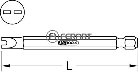 1/4" CLASSIC bit upínač, 75mm, 4mm
