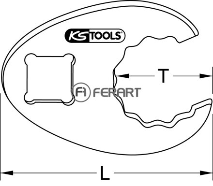 3/8" 12-hranný nástrčný otvorený kľúč, 16mm
