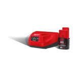 Aku zdroj a nabíjačka, M12B2/C12C, NRG-201; MILWAUKEE; 4933451900